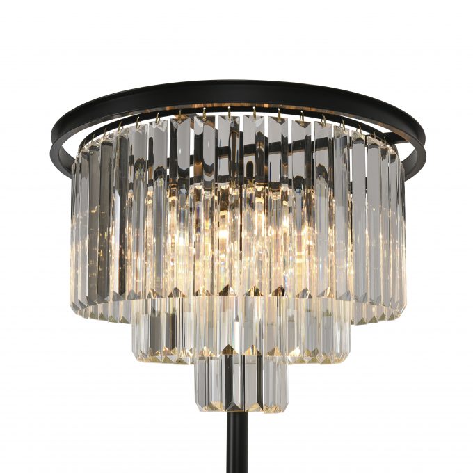 Flora clear gulvlampe med marmor fod - Image 4