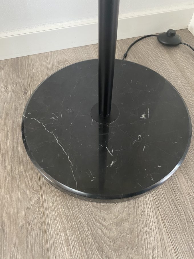 Flora smoked gulvlampe med marmor fod - Image 5